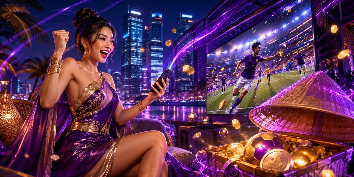 Người hâm mộ bóng đá tại Hà Nội đặt cược thể thao qua điện thoại với nón lá truyền thống