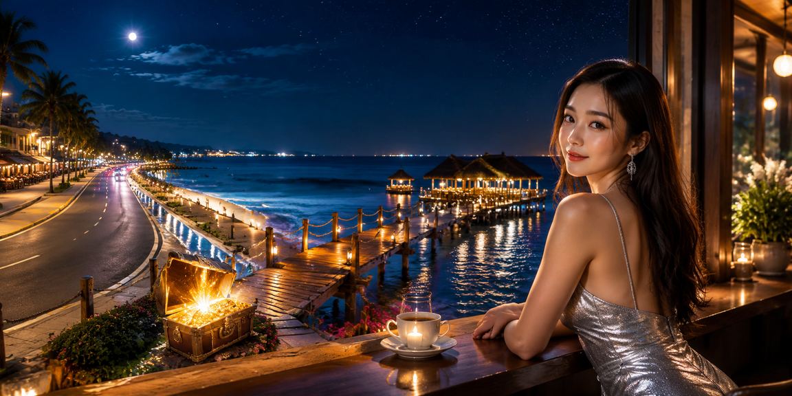 Người dùng tại Mũi Né thưởng thức cà phê và xem kèo cược thể thao